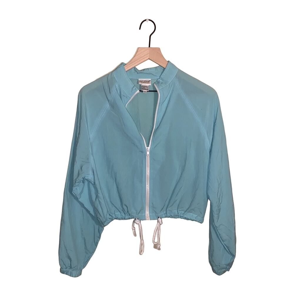 NEWPORT NEW SUNSTREAK lightweight retro cropped windbreaker S
